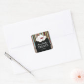 飾りパティシシェフシール スクエアシール (封筒)