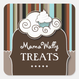 飾りパティシシェフシール スクエアシール