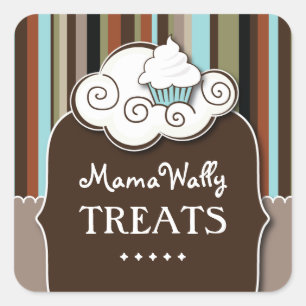 飾りパティシシェフシール スクエアシール