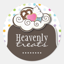 飾りパティシシェフシール ラウンドシール