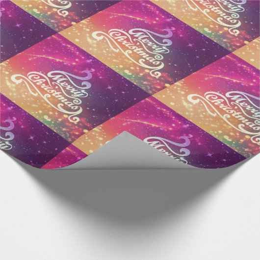 飾りパーソナライズされた飾りメリークリスマス ラッピングペーパー (角)