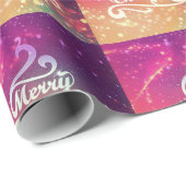 飾りパーソナライズされた飾りメリークリスマス ラッピングペーパー (ロールコーナー)