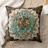飾りビード装飾用クッション クッション (ブランケット)