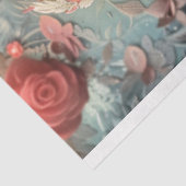 飾りファンシー付きフラミンゴ新しい&バラ 薄葉紙 (詳細)