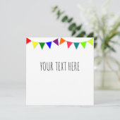 飾りフラグ 招待状 (スタンド正面)