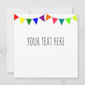 飾りフラグ 招待状 (正面)