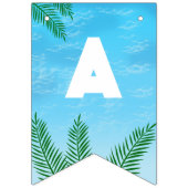 飾りプール誕生日パーティー バンティングフラッグ (第1の旗)