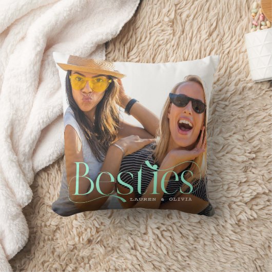 飾りベスティー最高の、友だちオーバーレイ写真 クッション (ブランケット)