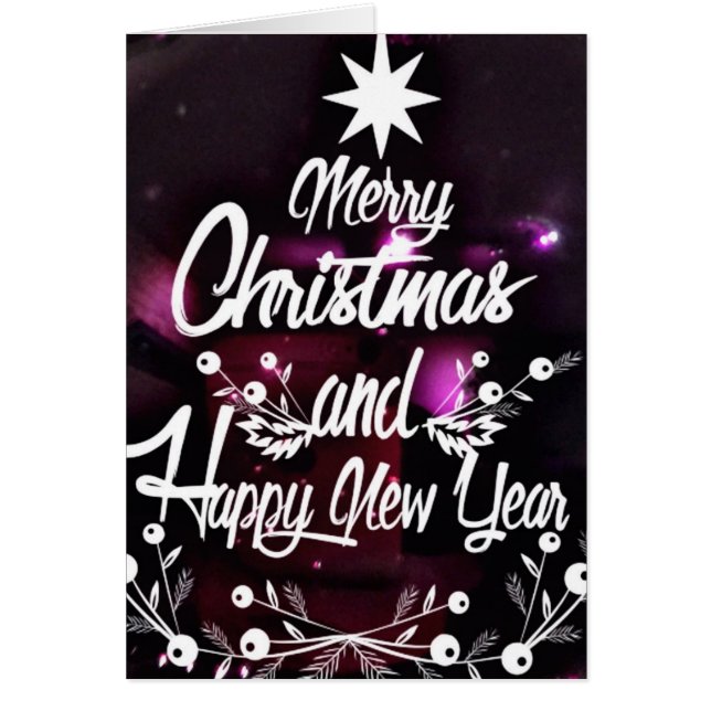 飾りメリークリスマスハッピーホリデー (正面)