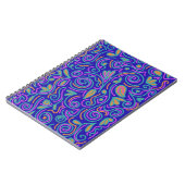 飾り付きのおもしろいはっきりしたデザイン ノートブック (左側)