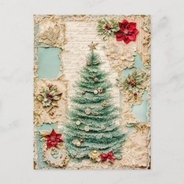 飾り付きクリスマスツリー シーズンポストカード