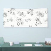 飾り付きデイヴィーグレーバナー 横断幕 (トレードショー)