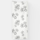 飾り付きデイヴィーグレーバナー 横断幕 (縦)