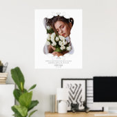 飾り付き　予備の結婚式の席　愛する人のための tribute ポスター (ホームオフィス)