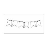 飾り付けられていないバナーアートスタンプ ラバースタンプ (インプリント)