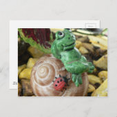飾り付けカエル ポストカード (正面/裏面)