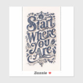 飾り付けタイポグラフィ媒体 シール (シート)