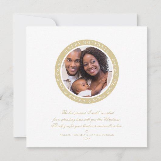 飾り付けハッピーホリデークラシックズのクリスマスフォト (正面)