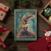 飾り付け信じパーソナライズされたクリスマス シーズンカード