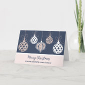 飾り付け甥と家族メリークリスマス カード (正面)