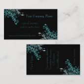 飾り付エレガントけたアクアフローラ 名刺 (正面/裏面)