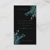 飾り付エレガントけたアクアフローラ 名刺 (裏面)