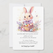 飾り卵と卵の狩り 招待状 (正面)