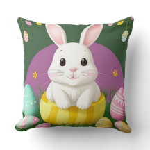 飾り卵を使ったかわいいイースターバニー