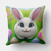 飾り卵を使ったかわいいイースターバニー クッション (裏面)