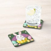飾り卵を使ったかわいいイースターバニー コースター (右側)