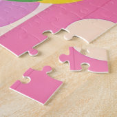 飾り卵を使ったかわいいイースターバニー ジグソーパズル (側面)