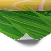 飾り卵を使ったかわいいイースターバニー ポスター (角)