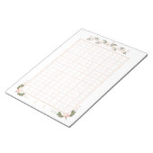 飾り原稿用紙＜茶＞200字[br09] ノートパッド (アングル)