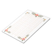 飾り原稿用紙＜茶＞200字[br10] ノートパッド (アングル)