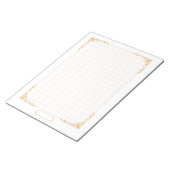 飾り原稿用紙＜茶＞[ch02-1]　 ノートパッド (アングル)