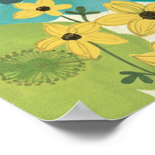 飾り園花 ポスター (角)