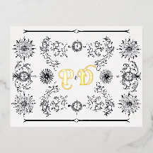 飾り手描きスタイル救日葉書