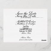 飾り手描きスタイル救日葉書 箔招待状ポストカード (裏面)