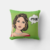 飾り投げ枕で大丈夫 クッション (正面)