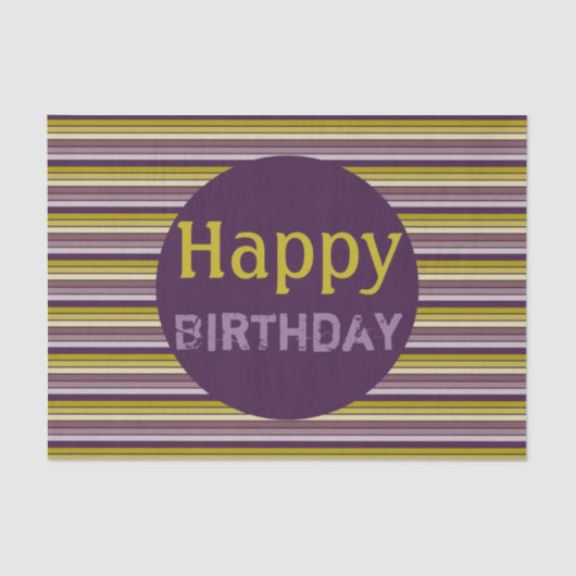 飾り梅と金ゴールド 薄葉紙 (正面)