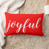 飾り楽しい休日のスクリプモダントのクリスマス ランバークッション (ブランケット)