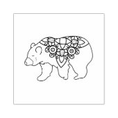 飾り熊 ラバースタンプ (インプリント)