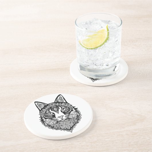 飾り猫 コースター (側面)