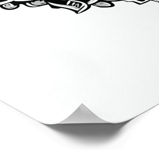 飾り猫 ポスター (角)