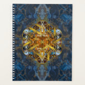 飾り玉石の神聖な形の生命の花 プランナー手帳 (正面)