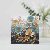 飾り磁器のような花模様 (スタンド正面)