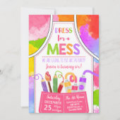 飾り立て誕生日 招待状 (正面)