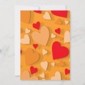 飾り紙のハート７ カード (裏面)