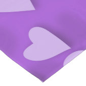 飾り紙のハート9 ショートテーブルランナー (コーナー)