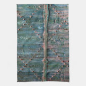 飾り素朴木門 キッチンタオル (縦)